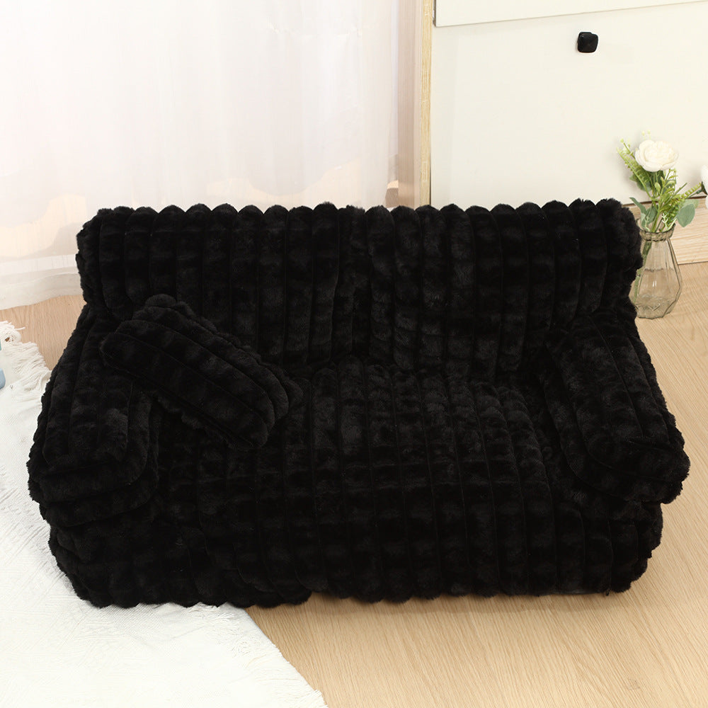 Removable And Washable Square Plaid Pet Sofa Bed